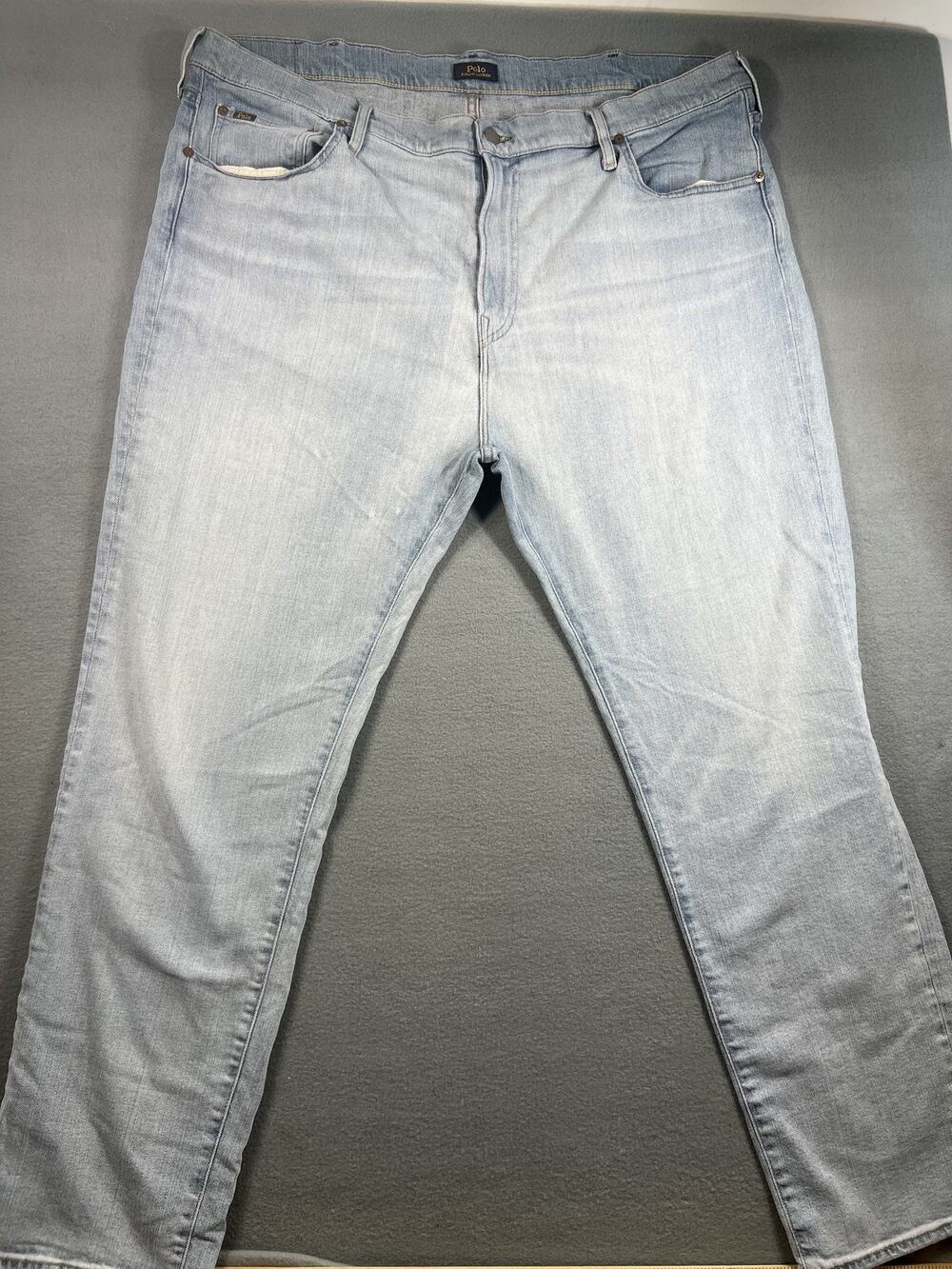 Polo Ralph Lauren Varick Slim Straight Men's Jeans Light Wash Size 44/32
